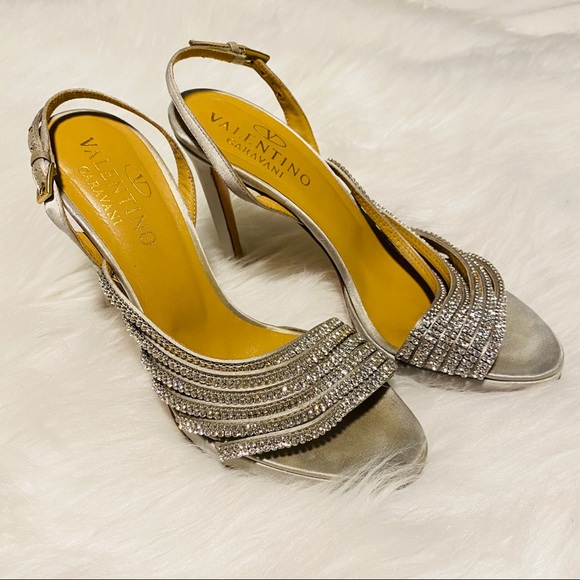 valentino crystal shoes